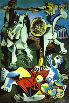 Pablo Picasso Painting - El rapto de las sabinas 1962 Pablo Picasso